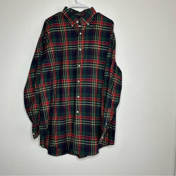 Daniel Cremieux Classic Fit Cotton Button Front Long Sleeve Shirt Large - Picture 2 of 4